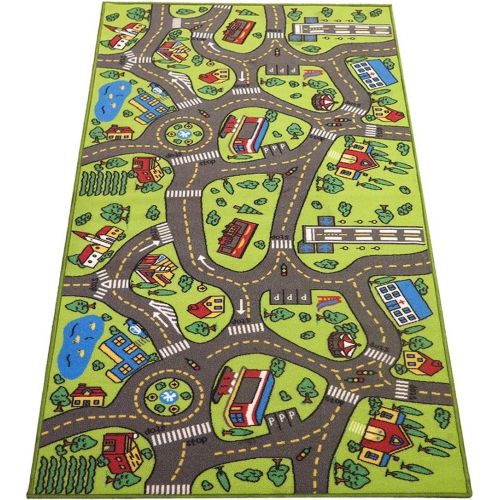  Angels Extra Large 6.6 Feet Long! Kids Carpet Playmat Rug | City Life, Great To Play with Cars & Toys - Have Fun! Safe, Learn, & Educational -Ideal Gift For Children Baby Bedroom Play Roo