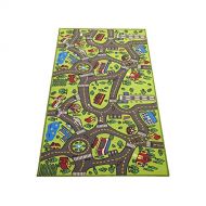 [아마존베스트]Angels Extra Large 6.6 Feet Long! Kids Carpet Playmat Rug | City Life, Great To Play with Cars & Toys - Have Fun! Safe, Learn, & Educational -Ideal Gift For Children Baby Bedroom Play Roo