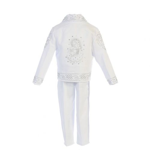  Angels Garment Baby Boys White Papa Con Virgen Charro Baptism Outfit 6-24M