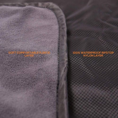  Angemay LjuhDfbv Foldable Picnics Blankets,with Waterproof Backing & Sandproof Bottom,for Park Beache Camping - Machine Washable