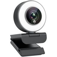 [아마존베스트]Angetube Webcam for Game Streaming 1080p/Built-in Adjustable Ring Light/Auto Focus (AF) Streamer Webcam for Xbox Gamer, Facebook and YouTube Streamer