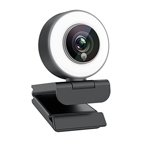  [아마존베스트]Angetube Webcam for Game Streaming 1080p/Built-in Adjustable Ring Light/Auto Focus (AF) Streamer Webcam for Xbox Gamer, Facebook and YouTube Streamer