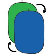 Angler Chroma-Key Collapsible Background (Chroma Blue / Green, 5 x 7')
