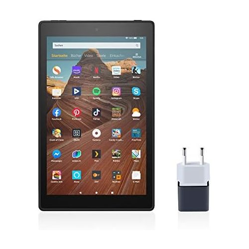  [아마존베스트]Angreat 15 W-Ladegerat mit USB-C-Kabel, Typ-C-Stecker, fuer Fire HD 10 und das neue Fire HD 8-Tablet