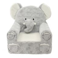 Animal Adventure Sweet SeatsGray Elephant Childrens ChairLarge SizeMachine Washable Cover