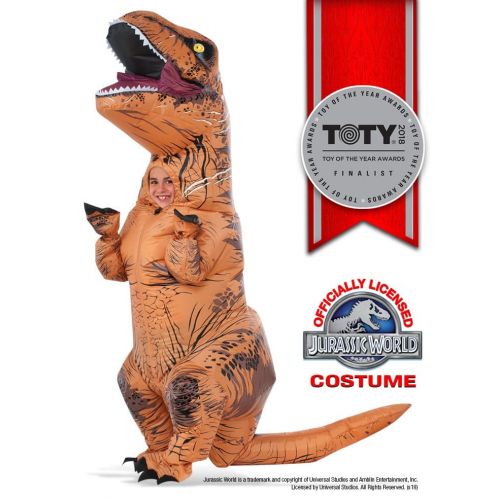  ANIMALS Kids Inflatable T-Rex Costume with Sound