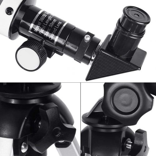  [아마존베스트]Telescope for Kids,Anipro Educational Toy for Beginners Science Tools with Tripod and 3 Magnification Eyepieces 360/50mm Spotting Scope