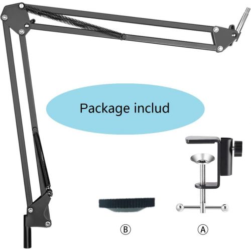  [아마존베스트]Anivia Webcam Clamp Mount Desktop Webcam Stand 28 inch Flexible Adjustable Suspension Boom Scissor Long Arm Swivel Holder for Webcam C922 C930 C920