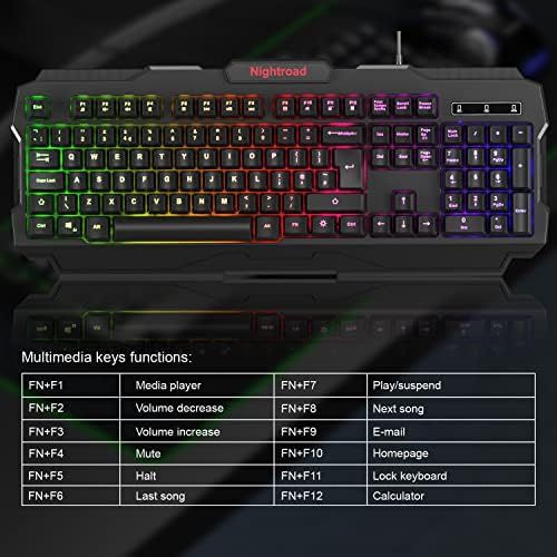  [아마존베스트]Anivia Keyboard, Black