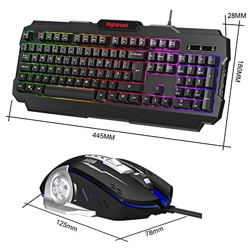  [아마존베스트]Anivia Keyboard, Black