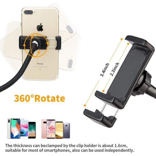  [아마존베스트]AnkePower LED Selfie Ring Light Stand with Remote Control, Table Ring Light with Webcam