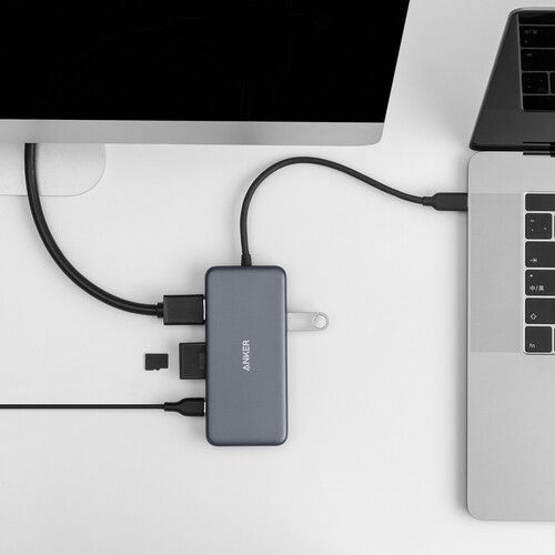 앤커 ANKER PowerExpand+ 7-Port USB 3.0 Multi-Adapter Hub with Charging and Ethernet