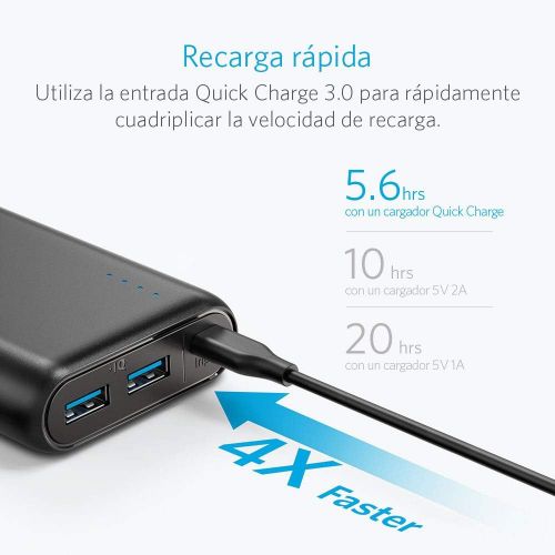 앤커 [아마존 핫딜]  [아마존핫딜]Anker PowerCore Speed 20000, 20000mAh Qualcomm Quick Charge 3.0 & PowerIQ Portable Charger, with Quick Charge Recharging, Power Bank for Samsung, iPhone, iPad and More