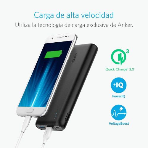 앤커 [아마존 핫딜]  [아마존핫딜]Anker PowerCore Speed 20000, 20000mAh Qualcomm Quick Charge 3.0 & PowerIQ Portable Charger, with Quick Charge Recharging, Power Bank for Samsung, iPhone, iPad and More