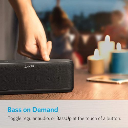앤커 [아마존 핫딜]  [아마존핫딜]Bluetooth Speakers, Anker SoundCore Boost 20W Bluetooth Speaker with BassUp Technology - 12h Playtime, IPX5 Water-Resistant, Portable Speaker with Superior Sound & Bass for iPhone,
