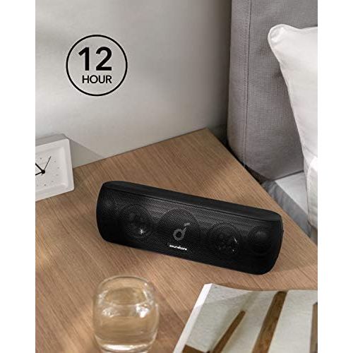 앤커 [아마존 핫딜] [아마존핫딜]Anker Soundcore Motion+ Bluetooth Speaker with Hi-Res 30W Audio, Extended Bass and Treble, Wireless HiFi Portable Speaker with App, Customizable EQ, 12-Hour Playtime, IPX7 Waterpro