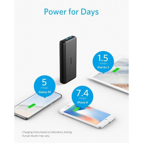 앤커 [아마존 핫딜] [아마존핫딜]Anker PowerCore Lite 20000mAh Portable Charger, Ultra-High Capacity 4.8A Output Power Bank, External Battery