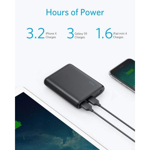 앤커 [아마존 핫딜] [아마존핫딜]Anker PowerCore 13000 Portable Charger - Compact 13000mAh 2-Port Ultra Portable Phone Charger Power Bank with PowerIQ and VoltageBoost Technology for iPhone, iPad, Samsung Galaxy (