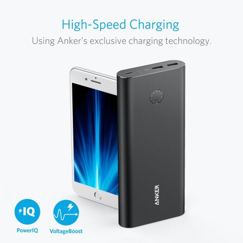 앤커 [아마존 핫딜] [아마존핫딜]Anker PowerCore+ 26800 PD with 30W Power Delivery Charger, Portable Charger Bundle for MacBook Air / iPad Pro 2018, iPhone XS Max / X / 8, Nexus 5X / 6P, and USB Type-C Laptops wit