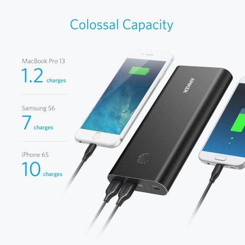 앤커 [아마존 핫딜] [아마존핫딜]Anker PowerCore+ 26800 PD with 30W Power Delivery Charger, Portable Charger Bundle for MacBook Air / iPad Pro 2018, iPhone XS Max / X / 8, Nexus 5X / 6P, and USB Type-C Laptops wit