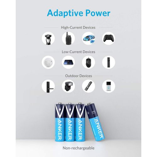 앤커 [아마존 핫딜] [아마존핫딜]Anker Alkaline AAA Batteries (48-Pack), Long-Lasting & Leak-Proof with PowerLock Technology, High Capacity Triple A Batteries with Adaptive Power and Superior Safety