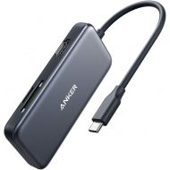 [아마존 핫딜] [아마존핫딜]Anker USB C Hub Adapter, 5-in-1 USB C Adapter, with 4K USB C to HDMI , SD and microSD Card Reader, 2 USB 3.0 Ports, for MacBook Pro 2019/2018/2017, Pixelbook, XPS, and More