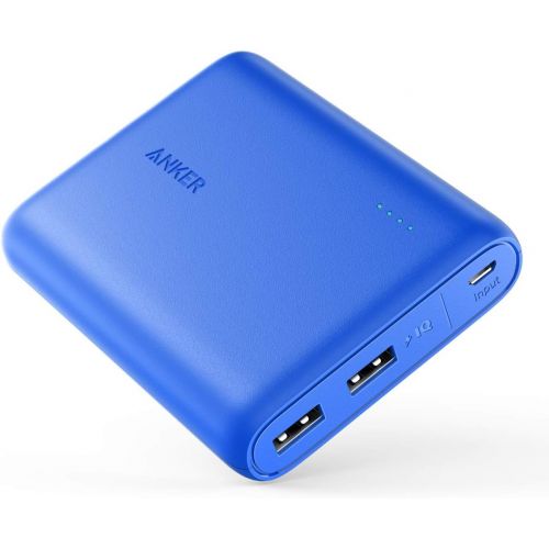 앤커 [아마존 핫딜] [아마존핫딜]Anker PowerCore 13000, Compact 13000mAh 2-Port Ultra-Portable Phone Charger Power Bank with PowerIQ and VoltageBoost Technology for iPhone, iPad, Samsung Galaxy ({Product.Technical