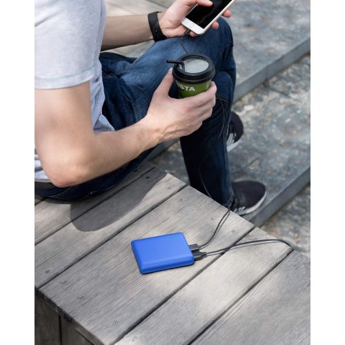 앤커 [아마존 핫딜] [아마존핫딜]Anker PowerCore 13000, Compact 13000mAh 2-Port Ultra-Portable Phone Charger Power Bank with PowerIQ and VoltageBoost Technology for iPhone, iPad, Samsung Galaxy ({Product.Technical