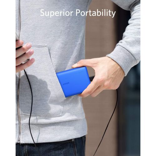 앤커 [아마존 핫딜] [아마존핫딜]Anker PowerCore 13000, Compact 13000mAh 2-Port Ultra-Portable Phone Charger Power Bank with PowerIQ and VoltageBoost Technology for iPhone, iPad, Samsung Galaxy ({Product.Technical