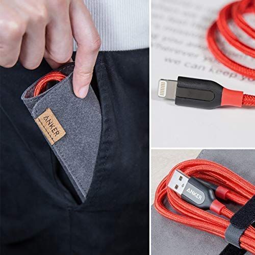 앤커 [아마존 핫딜] [아마존핫딜]Anker [2-Pack] Powerline+ Lightning Cable (3ft) Durable and Fast Charging Cable [Aramid Fiber & Double Braided Nylon] for iPhone Xs/XS Max/XR/X / 8/8 Plus / 7/7 Plus/iPad and More