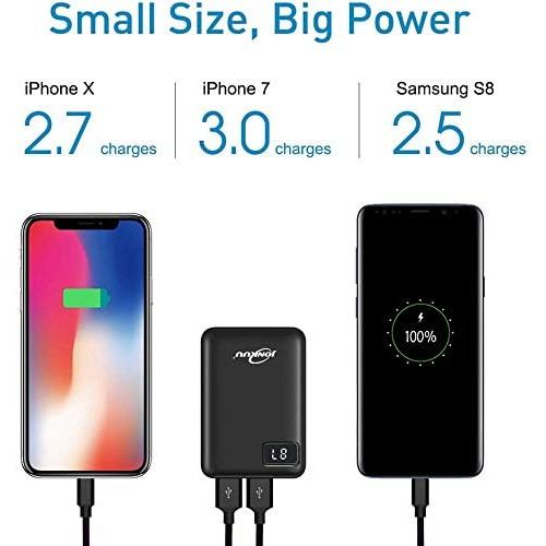 앤커 [아마존 핫딜] [아마존핫딜]Anker PowerCore II 10000, Ultra-Compact 10000mAh Portable Charger, Upgraded PowerIQ 2.0 (up to 18W Output), Fast Charge for iPhone, Samsung Galaxy and More (Compatible with Quick C