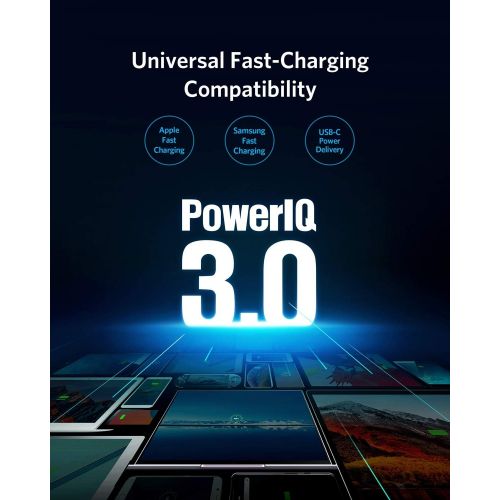 앤커 [아마존핫딜][아마존 핫딜] Anker 30W Power IQ 3.0 USB C 충전기, PowerPort III 미니, 컴팩트 전력 제공 타입 C 충전기, 접이식 플러그, LED 표시기, 아이폰 XR/XS/Max/X/8, 아이패드 프로, 맥북, 갤럭시 S10/9, 픽셀 등