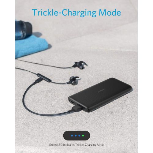 앤커 [아마존핫딜][아마존 핫딜] Anker PowerCore Lite 10000mAh, USB-C Input (Only), High Capacity Portable Charger, Slim and Light External Battery for iPhone, Samsung Galaxy, and More