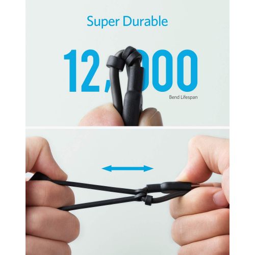 앤커 [아마존핫딜][아마존 핫딜] Anker Powerline II 3-in-1 Cable, Lightning/Type C/Micro USB Cable for iPhone, iPad, Huawei, HTC, LG, Samsung Galaxy, Sony Xperia, Android Smartphones, iPad Pro 2018 and More(3ft, B