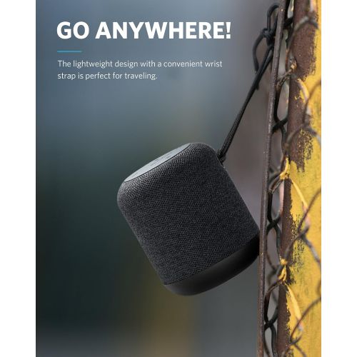 앤커 [아마존핫딜][아마존 핫딜] Shower Speaker, Soundcore Motion Q Portable Bluetooth Speaker by Anker, 360° Speaker with Dual 8W Drivers for Louder Sound, and IPX7 Waterproof Speaker for Outdoor Activities and P
