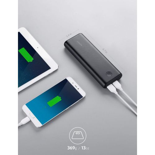 앤커 [아마존핫딜][아마존 핫딜] Anker PowerCore II 20000, 20100mAh Portable Charger with Dual USB Ports, PowerIQ 2.0 (up to 18W Output) Power Bank, Fast Charging for iPhone, Samsung and More (Compatible with Quic