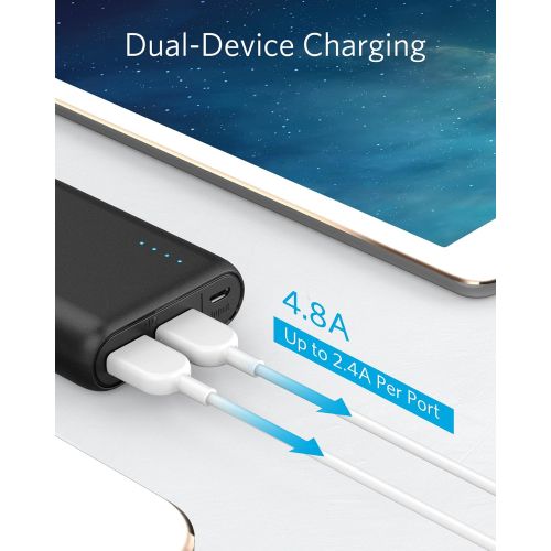 앤커 [아마존핫딜][아마존 핫딜] Portable Charger Anker PowerCore 20100mAh - Ultra High Capacity Power Bank with 4.8A Output and PowerIQ Technology, External Battery Pack for iPhone, iPad & Samsung Galaxy & More (