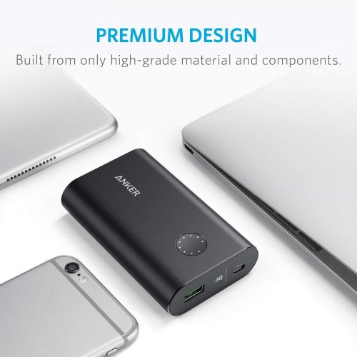 앤커 [아마존핫딜][아마존 핫딜] Anker PowerCore+ 10050 Premium Aluminum Portable Charger with Qualcomm Quick Charge 3.0, 10050mAh Power Bank with PowerIQ Technology for iPhone, iPad, Samsung Galaxy, Android Phone