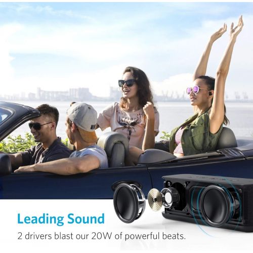앤커 [아마존베스트]Anker SoundCore Boost 20W Bluetooth Speaker with BassUp Technology - 12h Playtime, IPX5 Water-Resistant, Portable Battery with 66ft Bluetooth Range / Superior Sound & Bass for iPho