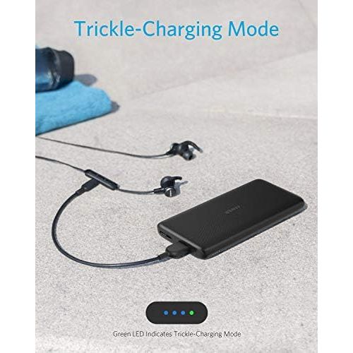 앤커 [아마존베스트]Anker PowerCore Lite 10000mAh, USB-C Input (Only), High Capacity Portable Charger, Slim and Light External Battery for iPhone, Samsung Galaxy, and More