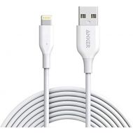 [아마존베스트]Anker PowerLine 10ft Lightning Cable, MFi Certified for iPhone XS / XS Max / XR / X / 8 / 8 Plus / 7 / 7 Plus / 6 /6 Plus / 5s / iPad, and More (White)
