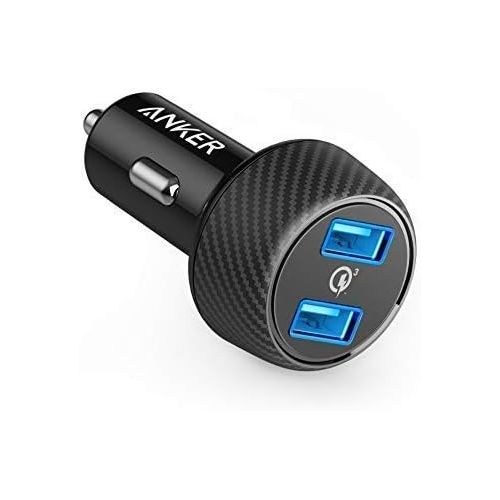 앤커 [아마존베스트]Anker Quick Charge 3.0 39W Dual USB Car Charger, PowerDrive Speed 2 for Galaxy S8/Edge/Plus, PowerIQ for iPhone Xs/XS Max/XR/X/8/7/6/Plus, iPad Pro/Air 2/Mini, LG, Nexus, HTC and M