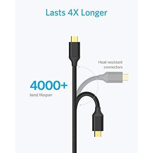 앤커 [아마존 핫딜]  [아마존핫딜]Anker Micro USB Kabel Nylon 0.9M [2-Pack] High Speed Sync und Ladekabel mit Vergoldeten Steckern fuer Samsung, HTC, Huawei, Sony, Nokia, Nexus, Kindle und Weitere Android Smartphone