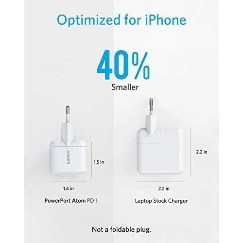 앤커 [아마존 핫딜]  [아마존핫딜]Anker USB C Ladegerat, PowerPort Atom PD 1 extrem kompaktes 30W mit Power Delivery und GaN-Technologie fuer iPhone 11/11 Pro/11 Pro max/XS/Max/XR,iPad Pro,Pixel, MacBook Pro/Air,Gal