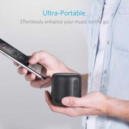 앤커 Anker Soundcore Mini, Super-Portable Bluetooth Speaker with 15-Hour Playtime, 66-Foot Bluetooth Range, Enhanced Bass, Noise-Cancelling Microphone - Black