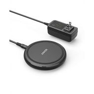 Anker Wireless Charger with Power Adapter, PowerWave II Pad, Qi-Certified 15W Max Fast Wireless Charging Pad for iPhone 12, 12 Mini, 12 Pro Max, 11, 11 Pro, Galaxy S10 S9 S8, Note