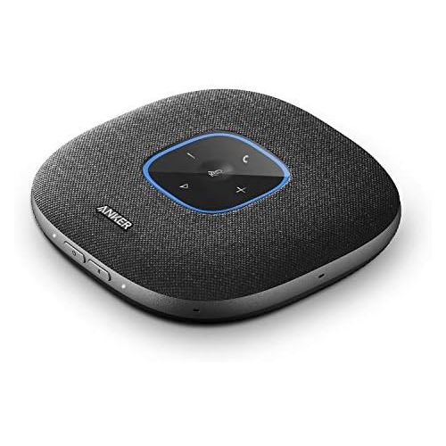 앤커 Anker PowerConf S3 Bluetooth Speakerphone with 6 Mics, Enhanced Voice Pickup, 24H Call Time, App Control, Bluetooth 5, USB C, Conference Speaker Compatible with Leading Platforms,