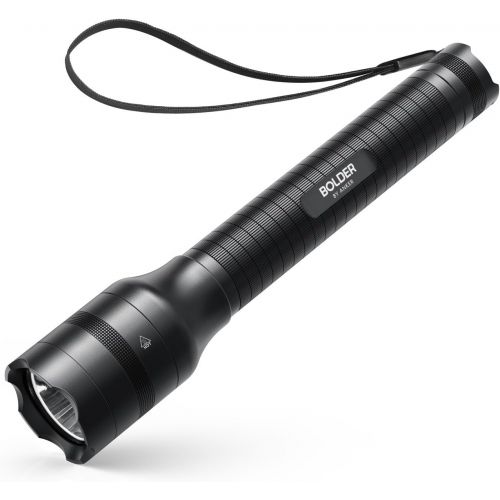 앤커 Anker Bolder LC90 2-Cell Rechargeable Flashlight, IPX5 Water-Resistant, Zoomable, LED Torch (for Camping and Hiking) with Super Bright 900 Lumens CREE LED, 5 Light Modes