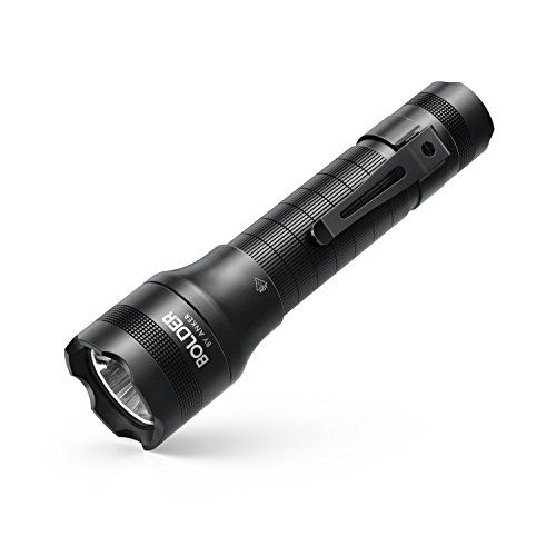 앤커 Anker Rechargeable Bolder LC40 Flashlight, LED Torch, Super Bright 400 Lumens CREE LED, IPX5 Water Resistant, 5 Modes High/Medium/Low/Strobe/SOS, Indoor/Outdoor (Camping, Hiking an