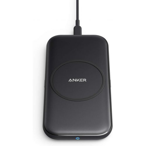 앤커 Anker Wireless Charger, PowerWave Base Pad, Qi-Certified, 7.5W for iPhone 11, 11 Pro, 11 Pro Max, X, Xs, Xr, Xs Max, 8, 8 Plus, 10W for Galaxy S20 S10, S9, S8, Note 10 Note 9 (No A